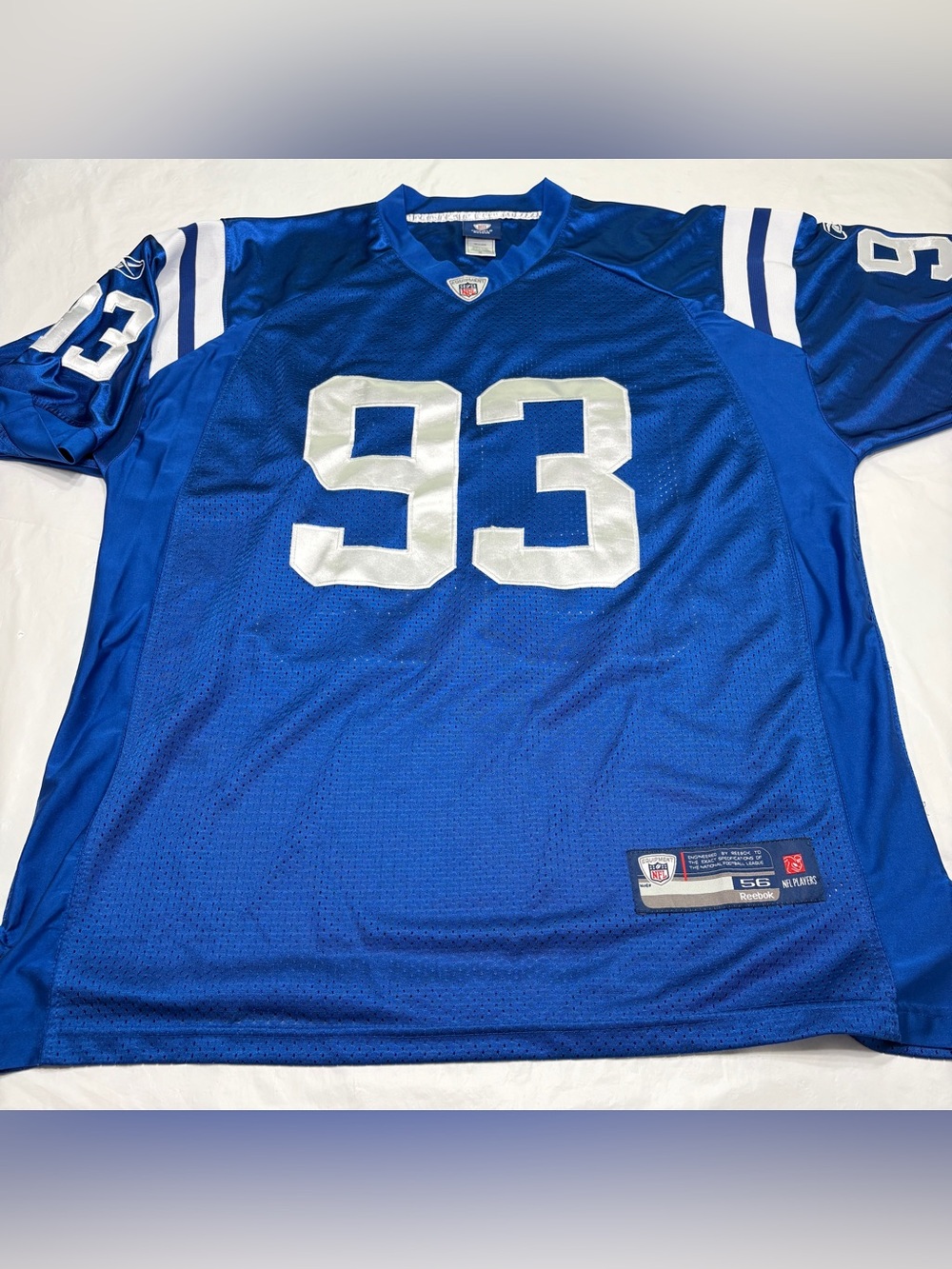 Indianapolis Colts Dwight Freeney #93 Reebok NFL Jersey Mens 56 3XL